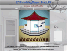 Tablet Screenshot of jcsremodeling.com